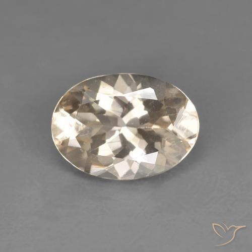 1.08ct 天然 ライトオレンジ モルガナイト, 楕円形, VVS-VS