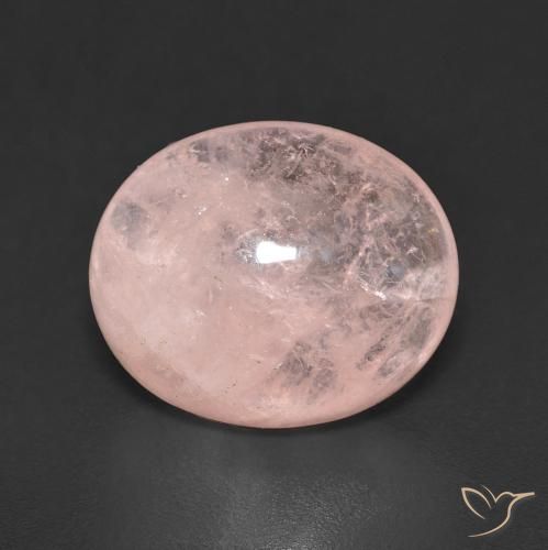 6.02ct 天然 ミディアムピンク モルガナイト, 楕円形, 透明