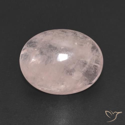 4.89ct 天然 薄いコーラルピンク モルガナイト, 楕円形, 透明
