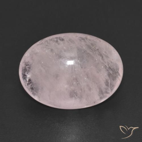 7.19ct 天然 薄いコーラルピンク モルガナイト, 楕円形, 透明