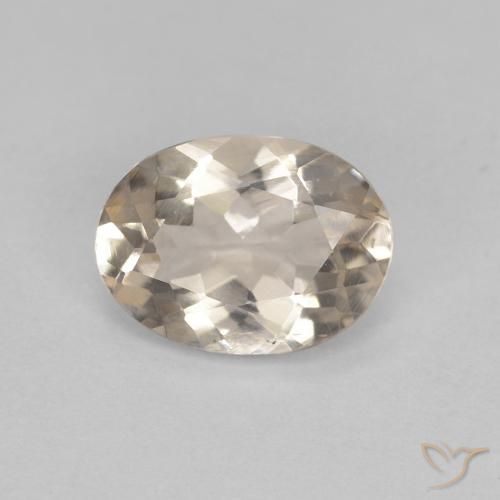 0.99ct 天然 ライトゴールド モルガナイト, 楕円形, VS
