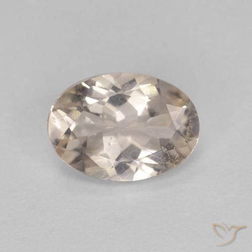 0.92ct 天然 ライトゴールド モルガナイト, 楕円形, VS
