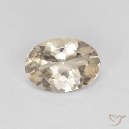 0.86ct 天然 ライトゴールド モルガナイト, 楕円形, VVS-VS