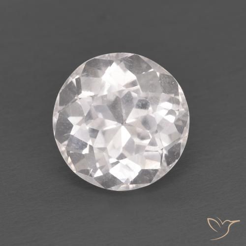 1.25ct 天然 ライトピンク モルガナイト, ラウンド, VS