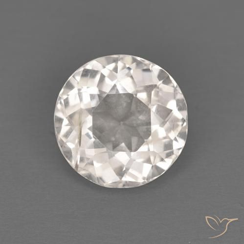 0.95ct 天然 非常に薄いピンク モルガナイト, ラウンド, VS
