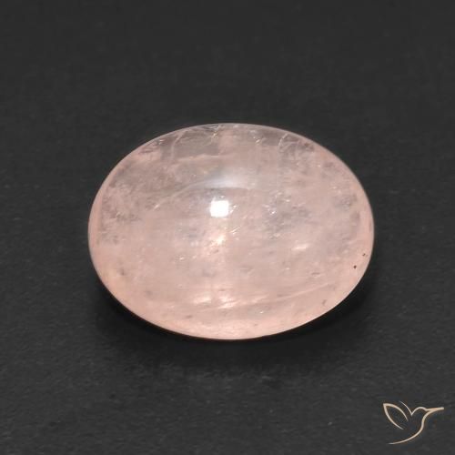 4.11ct 天然 Medium Light-Pink モルガナイト, 楕円形, 半透明