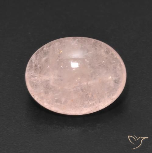 5.09ct 天然 フラミンゴピンク モルガナイト, 楕円形, 半透明