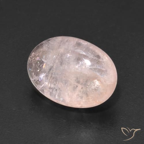 4.51ct 天然 ミディアムピンク モルガナイト, 楕円形, 透明