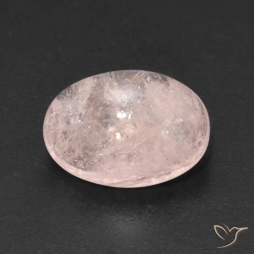 4.21ct 天然 フラミンゴピンク モルガナイト, 楕円形, 透明