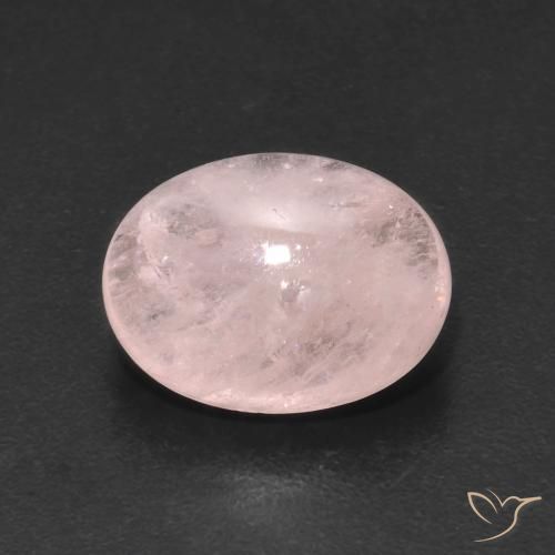 4.19ct 天然 Medium Light-Pink モルガナイト, 楕円形, 半透明