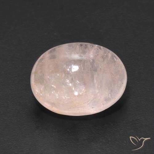 4.91ct 天然 ミディアムピンク モルガナイト, 楕円形, 透明