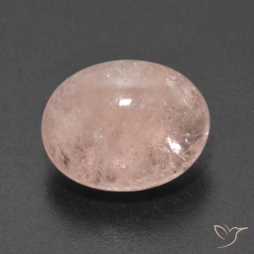 5.27ct 天然 サーモンピンク モルガナイト, 楕円形, 透明