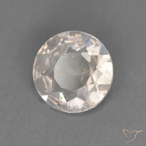 0.51ct 天然 サーモンピンク モルガナイト, ラウンド, VVS-VS
