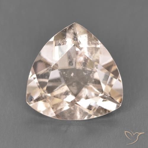 3.53ct 天然 Medium Light-Pink モルガナイト, トリリオン, VS