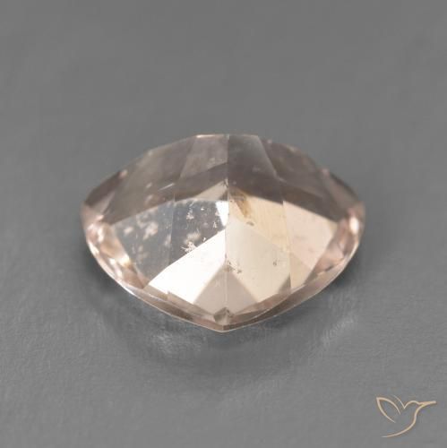 3.53カラットの天然Medium Light-Pinkモルガナイト、トリリオン、VS