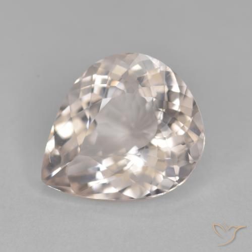 3.35ct 天然 サーモンピンク モルガナイト, 洋梨の形, VVS-VS