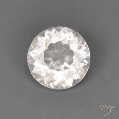 0.45ct 天然 非常に薄いピンク モルガナイト, ラウンド, VS
