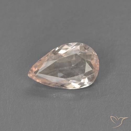 0.32ct 天然 サーモンピンク モルガナイト, 洋梨の形, VVS-VS
