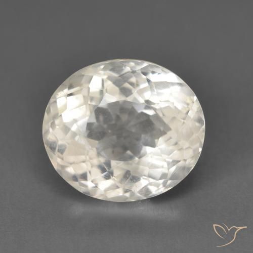 5.60ct 天然 パール・ホワイト モルガナイト, 楕円形, VS
