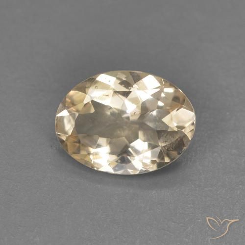 0.83ct 天然 ライトオレンジ モルガナイト, 楕円形, VS