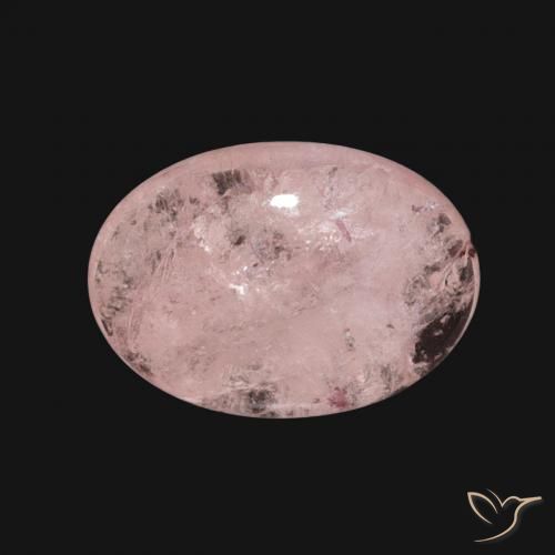 4.01ct 天然 ライトピンク モルガナイト, 楕円形, 半透明