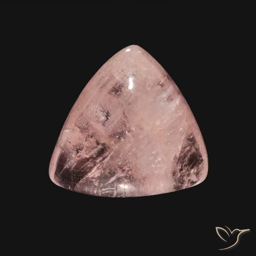 3.87ct 天然 ライトピンク モルガナイト, トリリオン, 透明