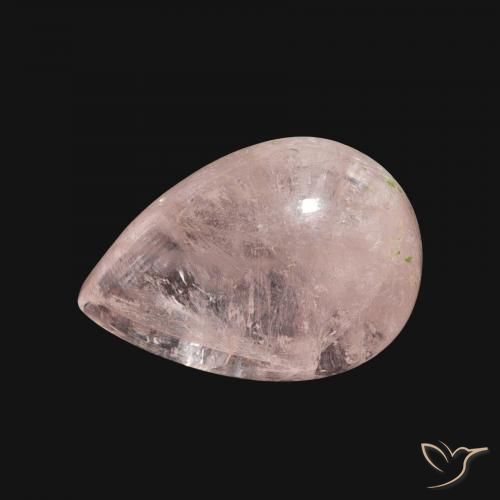 5.89ct 天然 ミディアムピンク モルガナイト, 洋梨の形, 透明
