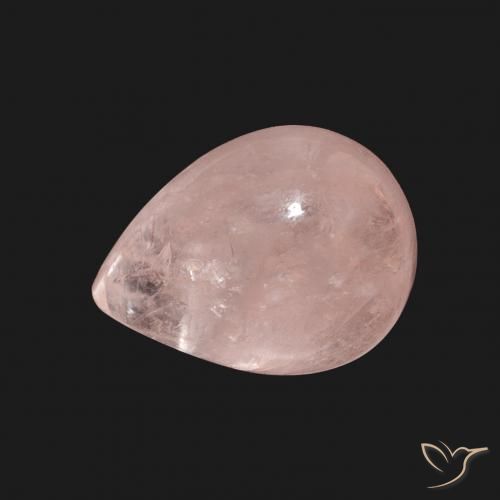 4.15ct 天然 アーシーピンク モルガナイト, 洋梨の形, 透明
