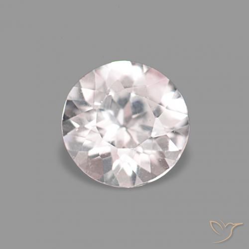 0.18ct ライトピンク モルガナイト, ラウンド, VS