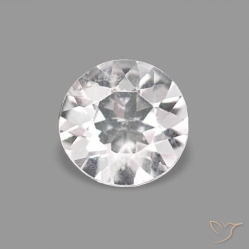 0.19ct ライトピンク モルガナイト, ラウンド, VS