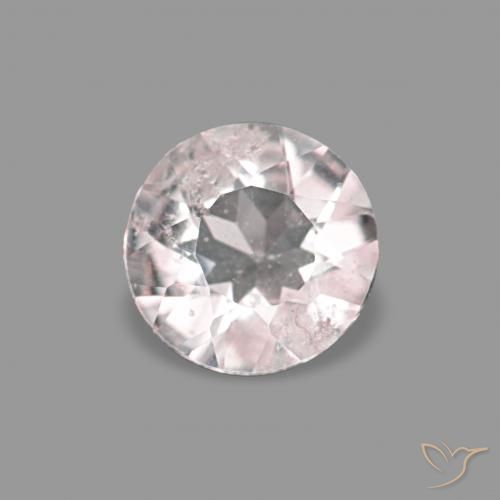 0.16ct ライトピンク モルガナイト, ラウンド, VS