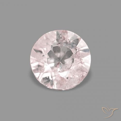 0.29ct フラミンゴピンク モルガナイト, ラウンド, VS-SI