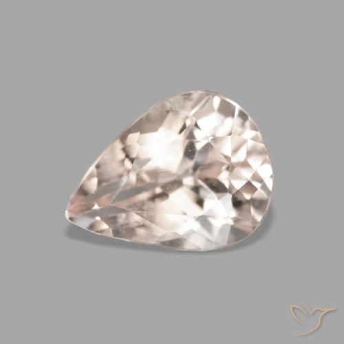 0.94ct 天然 サーモンピンク モルガナイト, 洋梨の形, VVS