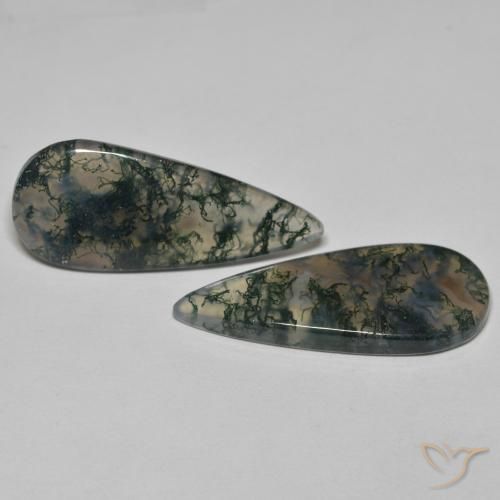 Shop natural 20.61ct マルチカラー モスアゲート gems, 洋梨の形, from インド at GemSelect. In stock, global shipping!