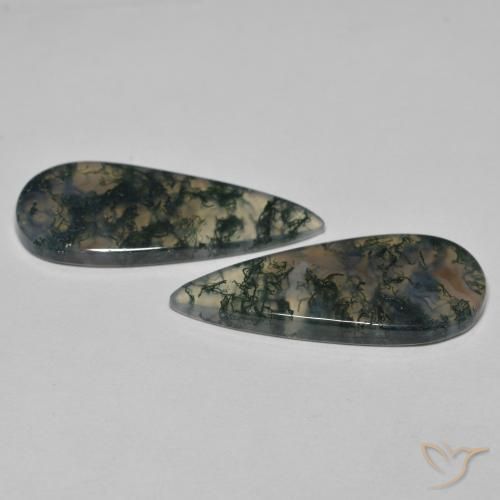 Shop natural 20.61ct マルチカラー モスアゲート gems, 洋梨の形, from インド at GemSelect. In stock, global shipping!