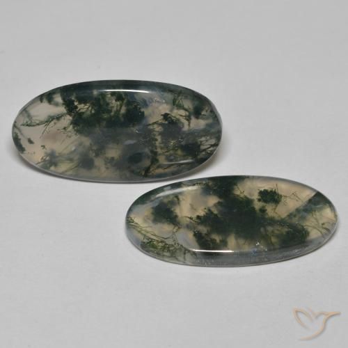 Shop natural 24.65ct マルチカラー モスアゲート gems, 楕円形, from インド at GemSelect. In stock, global shipping!