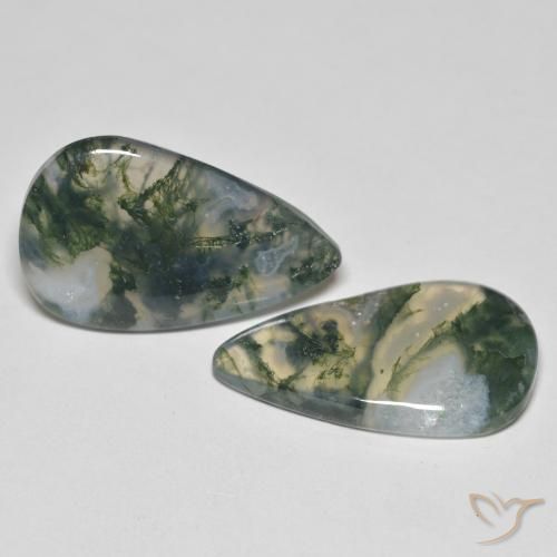 Shop natural 23.83ct マルチカラー モスアゲート gems, 洋梨の形, from インド at GemSelect. In stock, global shipping!