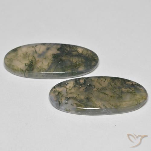Shop natural 26.37ct マルチカラー モスアゲート gems, 楕円形, from インド at GemSelect. In stock, global shipping!