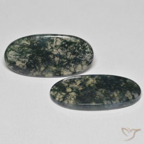 Shop natural 25.55ct マルチカラー モスアゲート gems, 楕円形, from インド at GemSelect. In stock, global shipping!