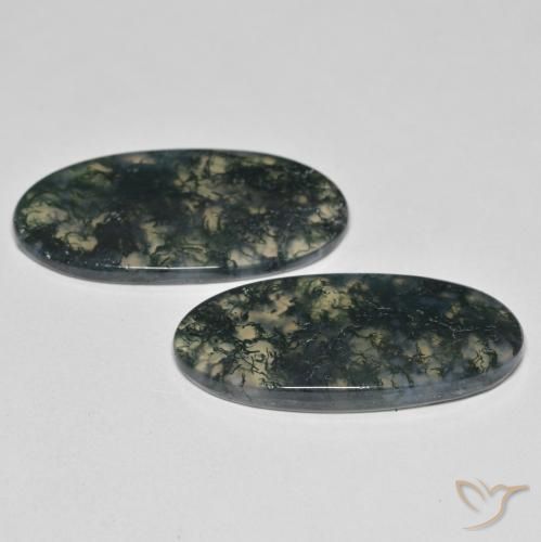 Shop natural 25.55ct マルチカラー モスアゲート gems, 楕円形, from インド at GemSelect. In stock, global shipping!