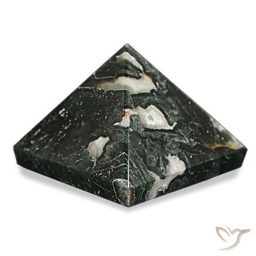 69.86カラットの天然フォレストグリーンモスアゲート、四角形、オペーク