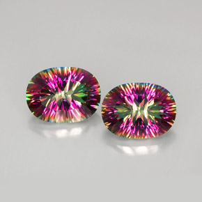 自然派の商品を探す ct トップレインボー ミスティッククォーツ 宝石, オーバルカット, ブラジル からGemSelectで. 在庫あり、世界各国へ発送!