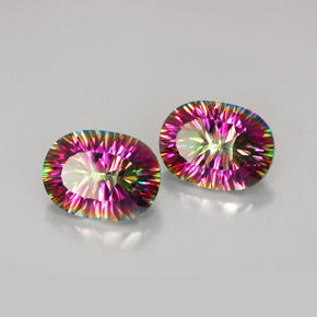 自然派の商品を探す ct トップレインボー ミスティッククォーツ 宝石, オーバルカット, ブラジル からGemSelectで. 在庫あり、世界各国へ発送!