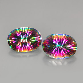 自然派の商品を探す ct トップレインボー ミスティッククォーツ 宝石, オーバルカット, ブラジル からGemSelectで. 在庫あり、世界各国へ発送!