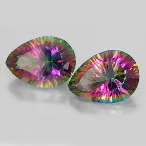 自然派の商品を探す ct トップレインボー ミスティッククォーツ 宝石, 洋梨の形, ブラジル からGemSelectで. 在庫あり、世界各国へ発送!