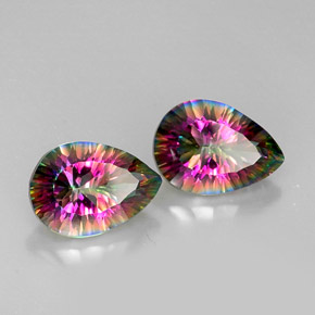 自然派の商品を探す ct トップレインボー ミスティッククォーツ 宝石, 洋梨の形, ブラジル からGemSelectで. 在庫あり、世界各国へ発送!