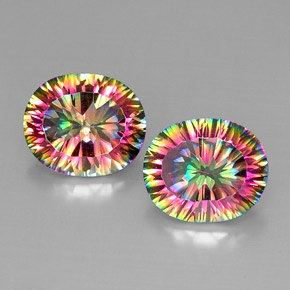 自然派の商品を探す ct トップレインボー ミスティッククォーツ 宝石, オーバルカット, ブラジル からGemSelectで. 在庫あり、世界各国へ発送!