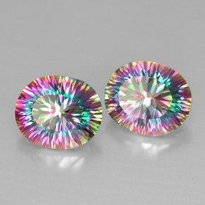 自然派の商品を探す ct トップレインボー ミスティッククォーツ 宝石, オーバルカット, ブラジル からGemSelectで. 在庫あり、世界各国へ発送!