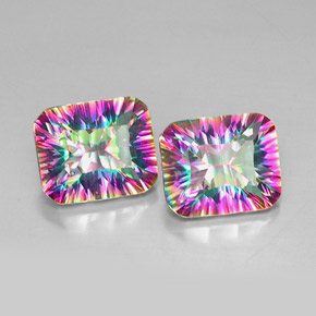 自然派の商品を探す ct トップレインボー ミスティッククォーツ 宝石, エメラルドカット, ブラジル からGemSelectで. 在庫あり、世界各国へ発送!