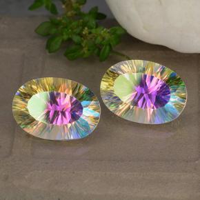 自然派の商品を探す 9.99ct マルチカラー ミスティッククォーツ 宝石, オーバルカット, ブラジル からGemSelectで. 在庫あり、世界各国へ発送!
